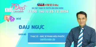Livestream Phát thanh trực tiếp “Khỏe và Đẹp”| Đau Ngực
